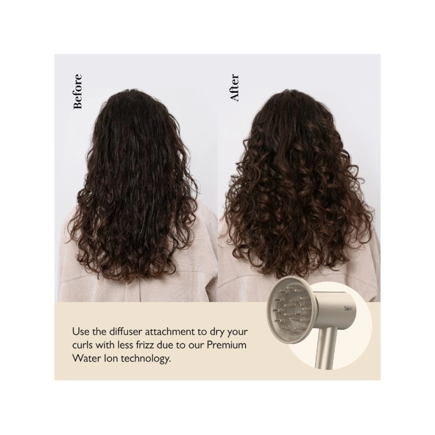 Silk’n - Professionell hårtork SILKYAIR PRO 1600W/230V, guld