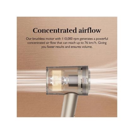 Silk’n - Professionell hårtork SILKYAIR PRO 1600W/230V, guld