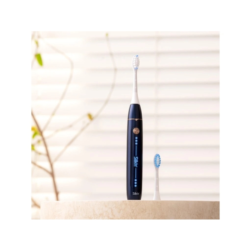Silk’n - Sonisk vibrerande eltandborste SONIC YOU 3350 mAh IPX7 mörkblå