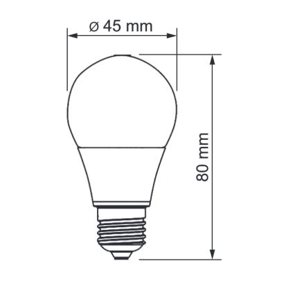 Sinclair - LED-lampa E14/5W/230V 3000K