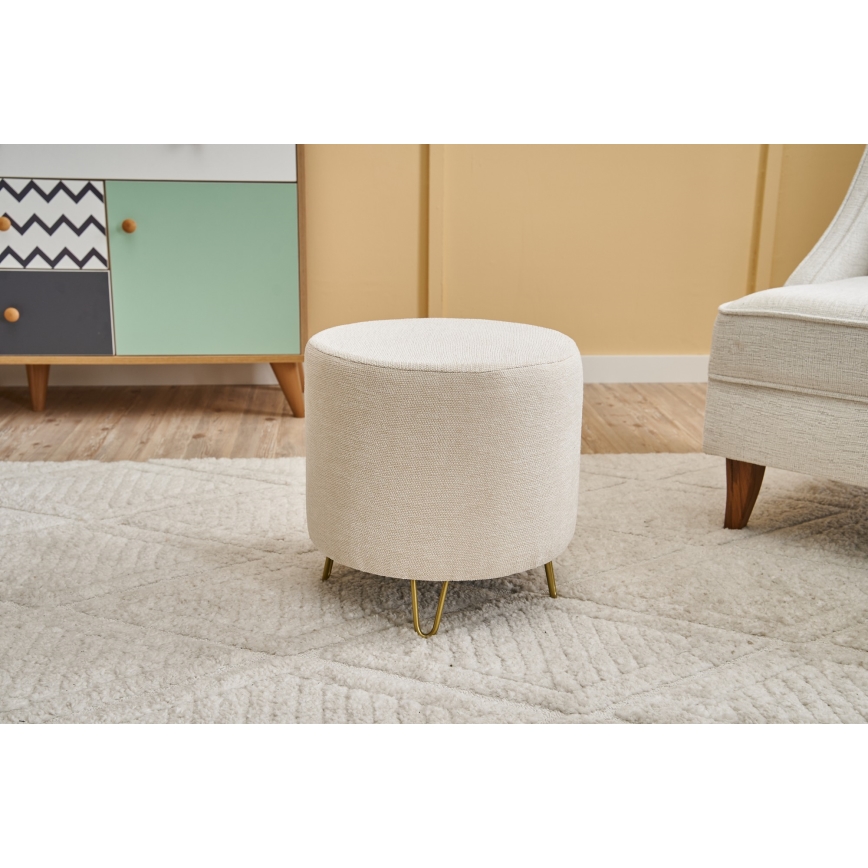 Sittpuff NANI Ø 40 cm krämvit