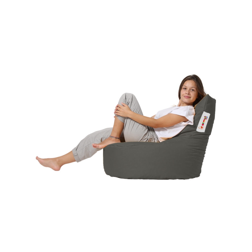 Sittsäck 70x70 cm grå