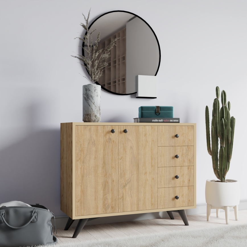 Skåp WAGA 82x100 cm brun