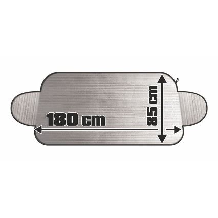 Skärm för bilens vindruta 180x85 cm