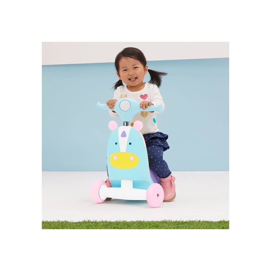Skip Hop - Balanscykel 3i1 ZOO enhörning 3xAAA