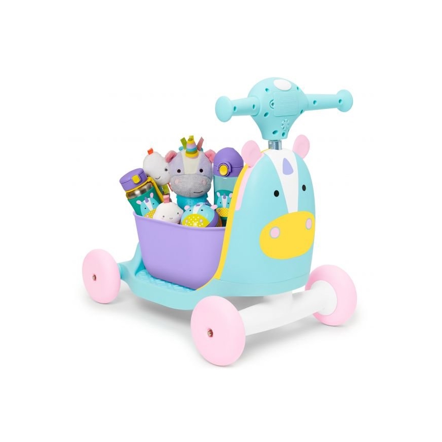 Skip Hop - Balanscykel 3i1 ZOO enhörning 3xAAA