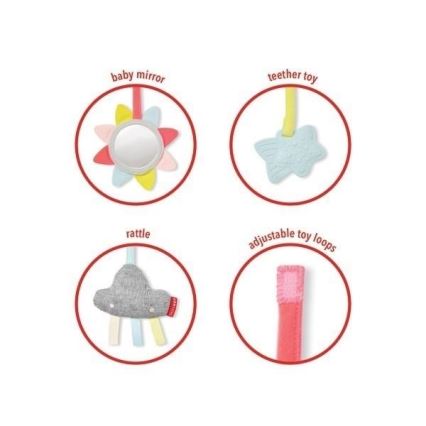 Skip Hop - Barnfilt för lek med en trätrapets LINING CLOUD