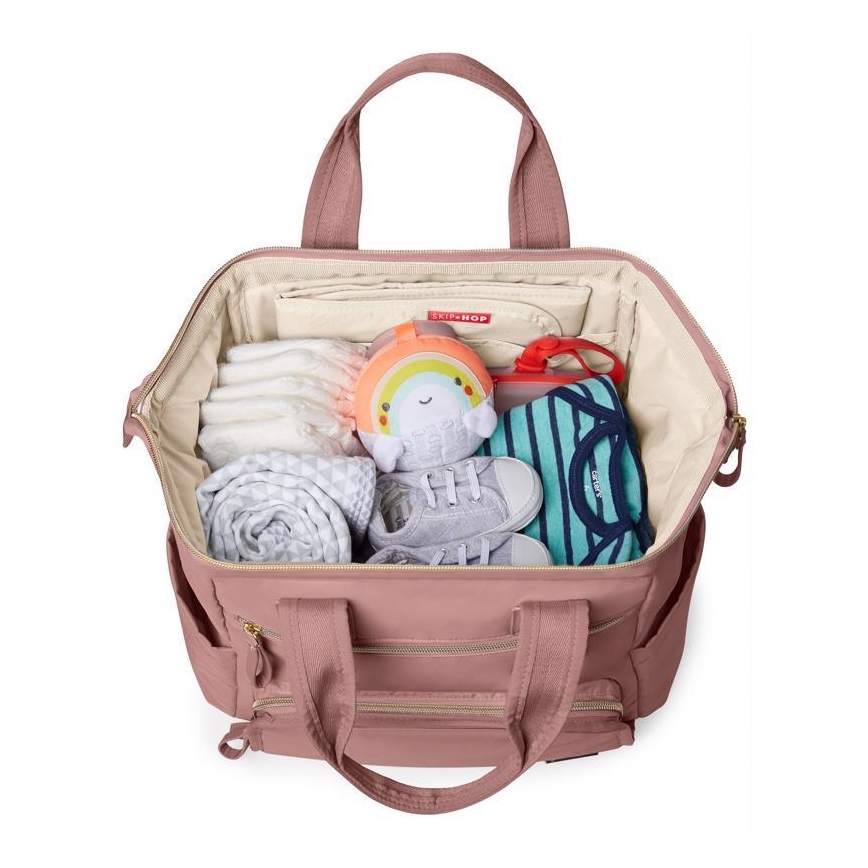 Skip Hop - Skötväska för barnvagn MAINFRAME Dusty rose