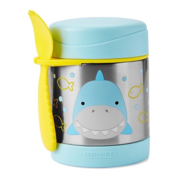 Skip Hop - Mattermos med sked/gaffel ZOO 325 ml haj