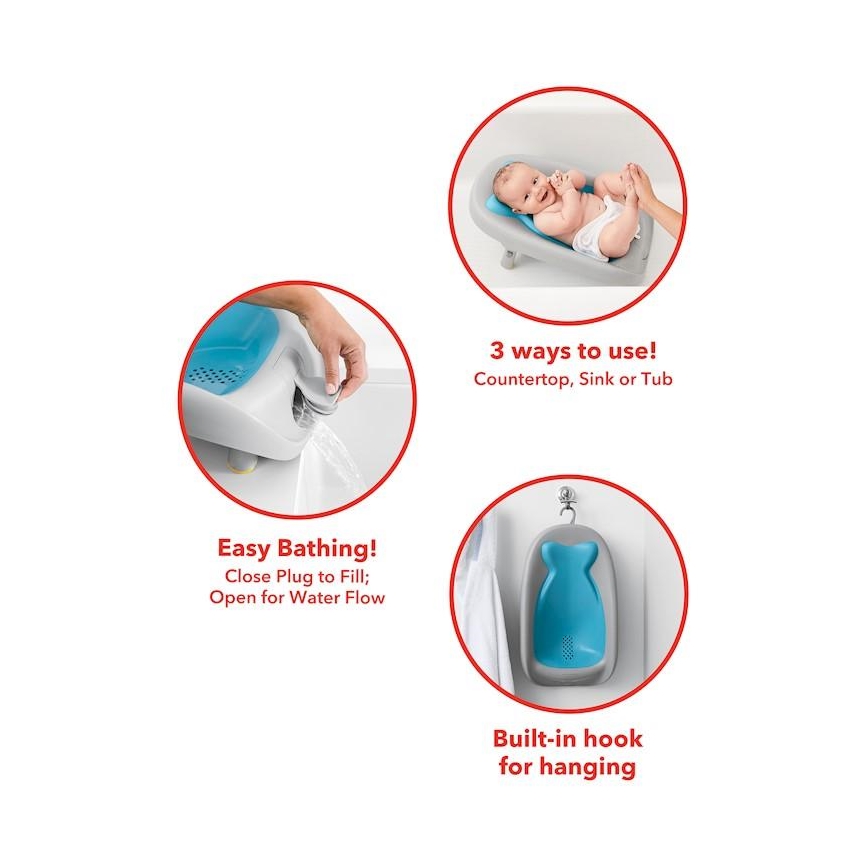 Skip Hop - Badstol MOBY blå