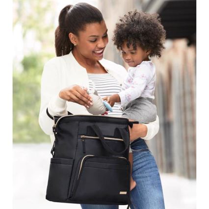 Skip Hop - Skötväska för barnvagn MAINFRAME svart