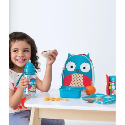 Skip Hop - Termos för mat med sked/gaffel ZOO 325 ml uggla