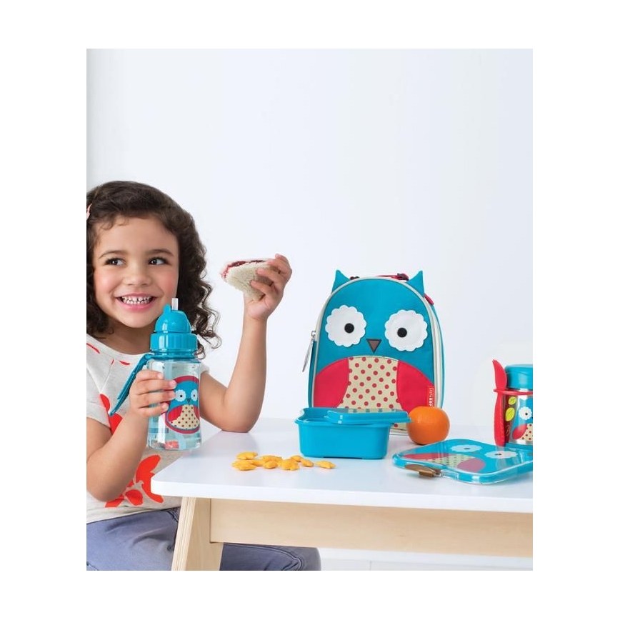 Skip Hop - Termos för mat med sked/gaffel ZOO 325 ml uggla