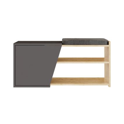 Skohylla FIONA 37x104 cm brun/antracit