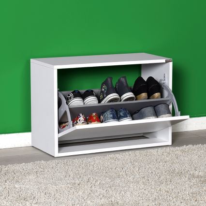 Skoskåp 42x60 cm vit
