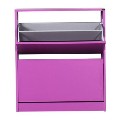 Skoskåp 84x73 cm lila