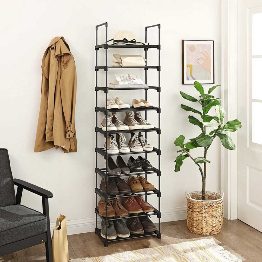 Skoskåp ALVORO svart