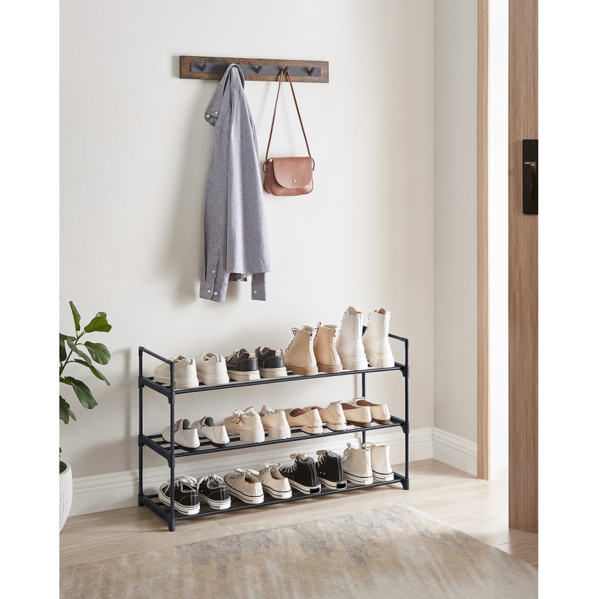 Skoskåp ALVORO svart