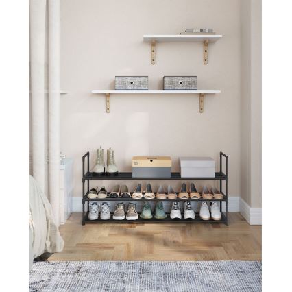 Skoskåp ALVORO svart