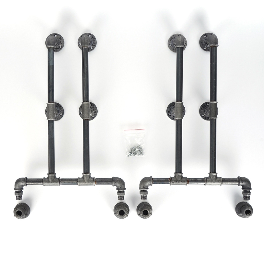 Skoskåp BORU 50x90 cm svart/tall