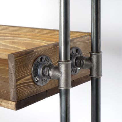 Skoskåp BORU 50x90 cm svart/tall