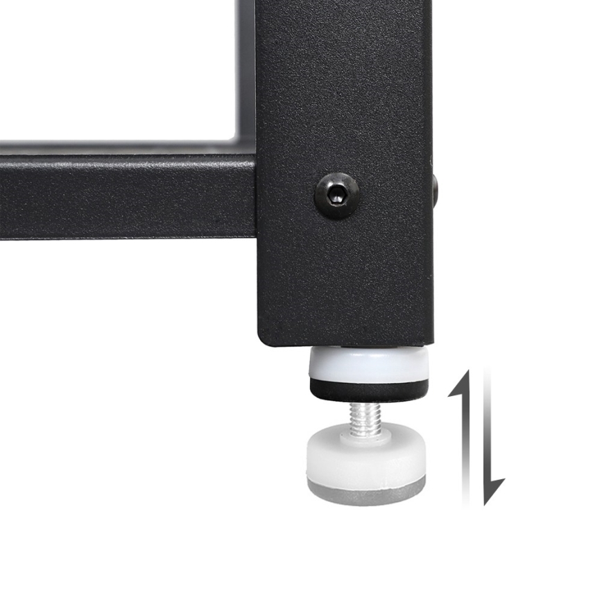 Skoskåp DAVOR brun/svart