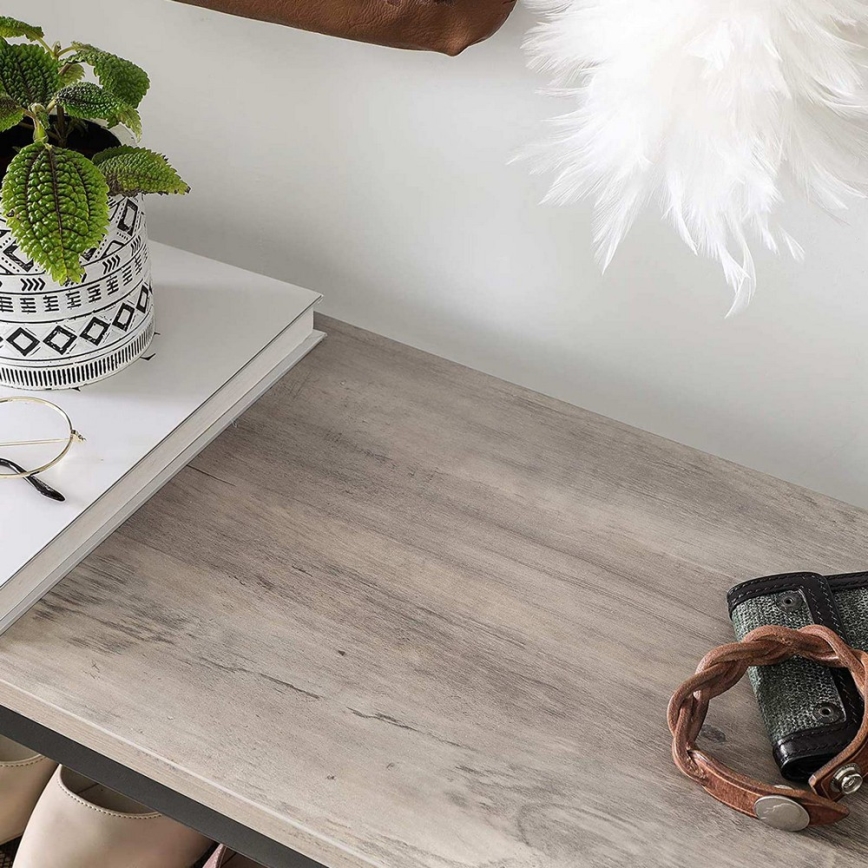 Skoskåp DAVOR grå/svart