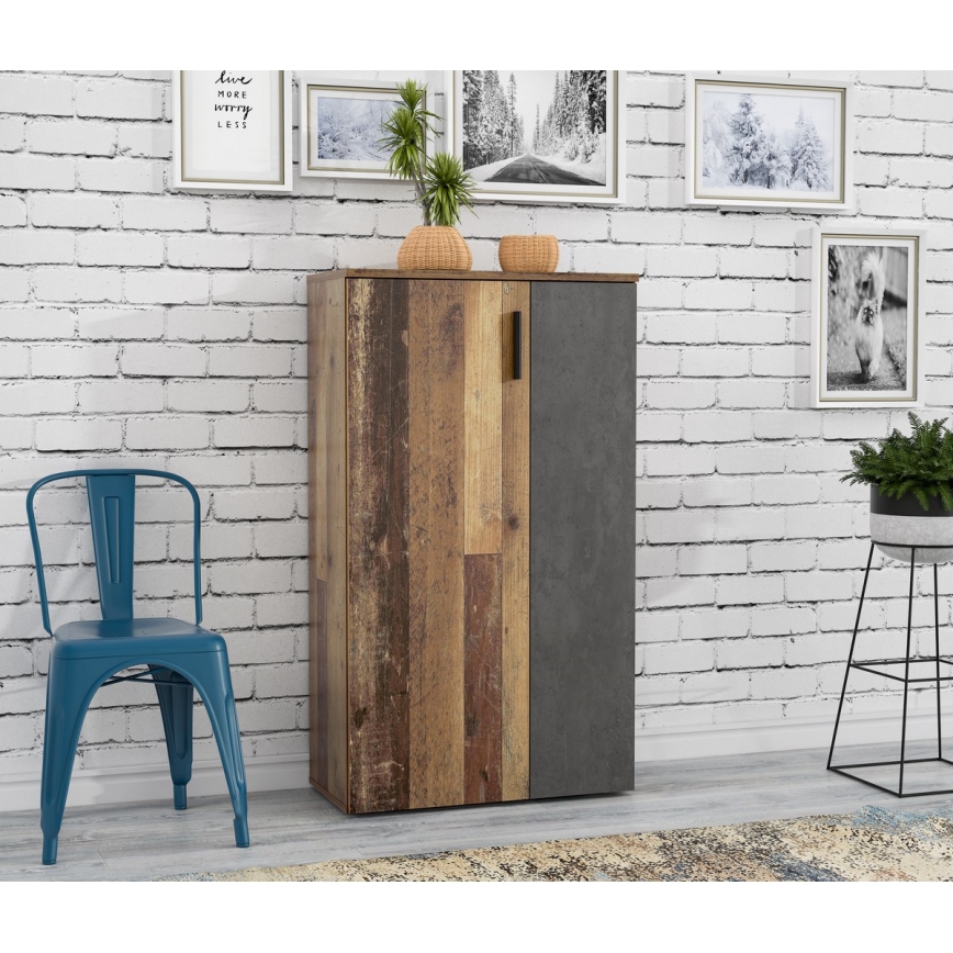 Skoskåp ETON brun/antracit