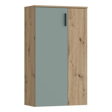 Skoskåp ETON ek artisan/grön