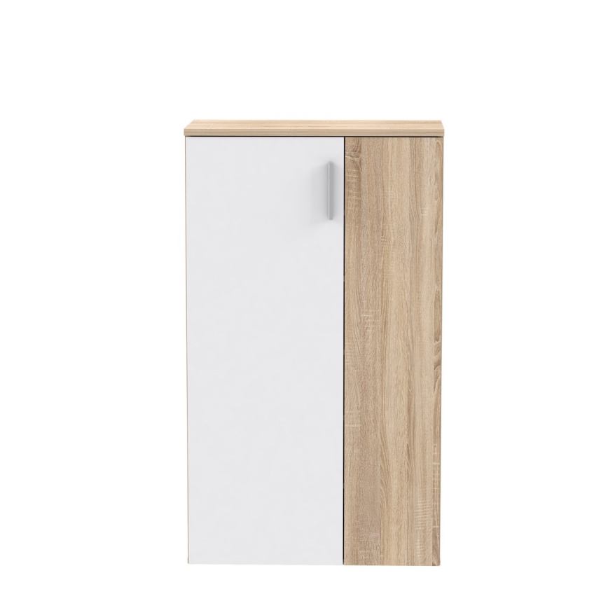 Skoskåp ETON sonoma-ek/vit