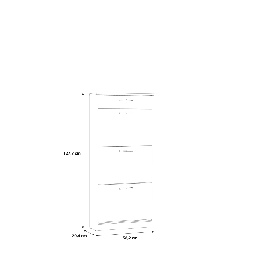 Skoskåp KAVI Artisan-ek
