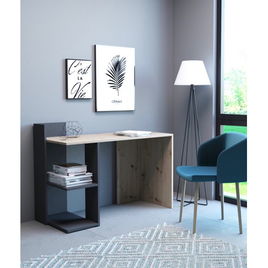 Skrivbord MARLO artisan-ek/antracit