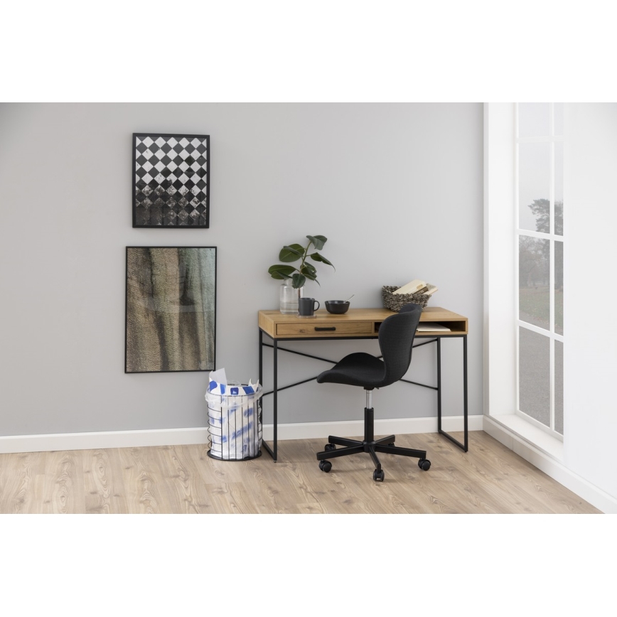 Skrivbord SARON ek/svart