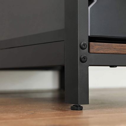 Skrivbord SOLEA brun/svart