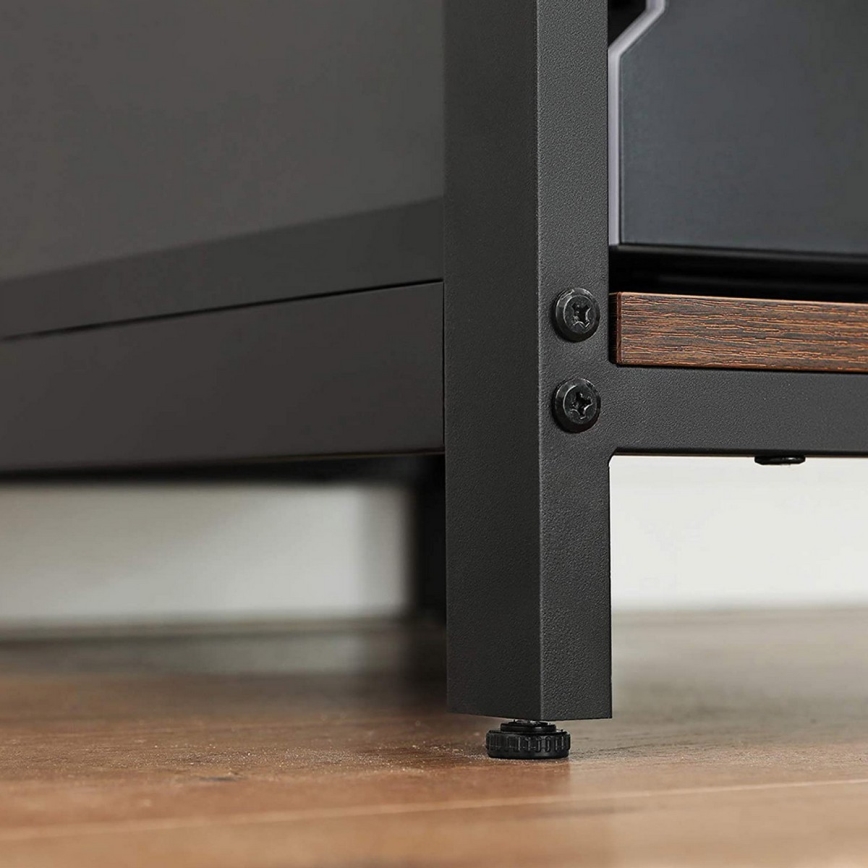 Skrivbord SOLEA brun/svart