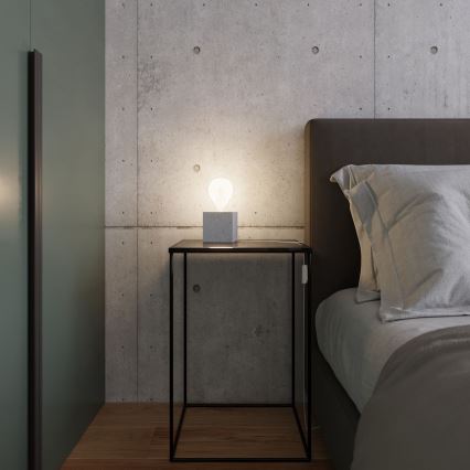 Skrivbordslampa ABEL 1xE27/60W/230V betong