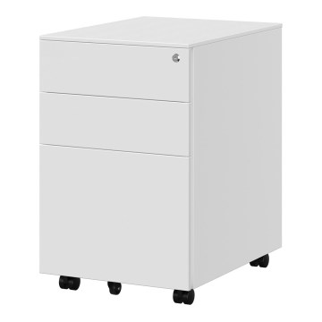 Skrivbordspedestal SECURIO vit