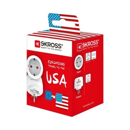 SKROSS PA29 - Reseadapter USA 15A
