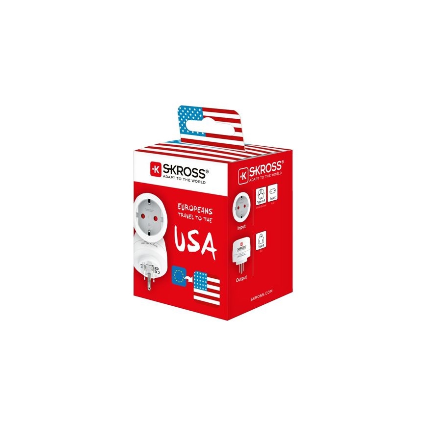 SKROSS PA29 - Reseadapter USA 15A