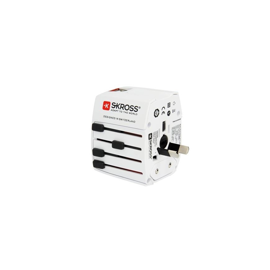 MUV reseadapter med AC-uttag och USB A+C, 15 W