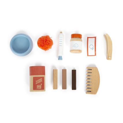 Small Foot - Plysch katt med vårdpaket