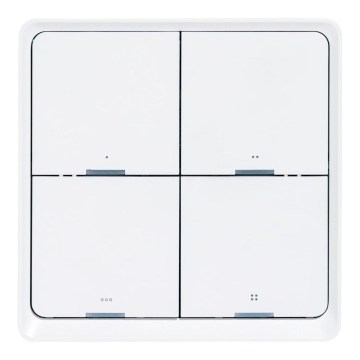 Smart 4-knapps strömbrytare 1xCR2430 vit