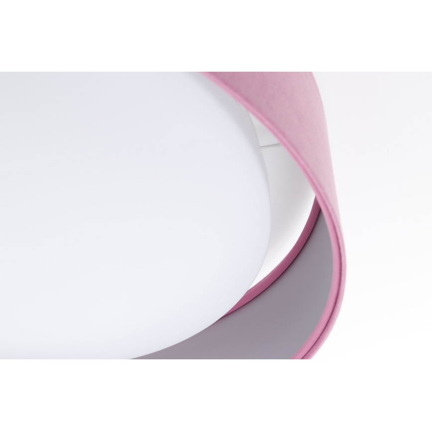 LED Dimbart taklampa SMART GALAXY LED/24W/230V Ø 44 cm rosa/silver 3000-6500K + fjärrkontroll