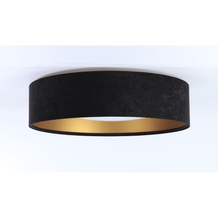 LED Dimbart taklampa SMART GALAXY LED/24W/230V Ø 44 cm svart/guld 3000-6500K + fjärrkontroll