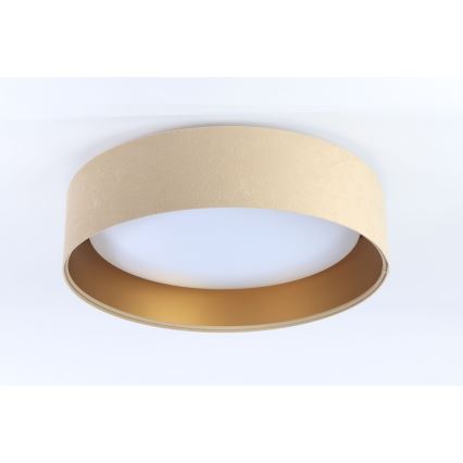 LED Dimbart taklampa SMART GALAXY LED/24W/230V Ø 45 cm 2700-6500K Wi-Fi Tuya beige/guld + fjärrkontroll