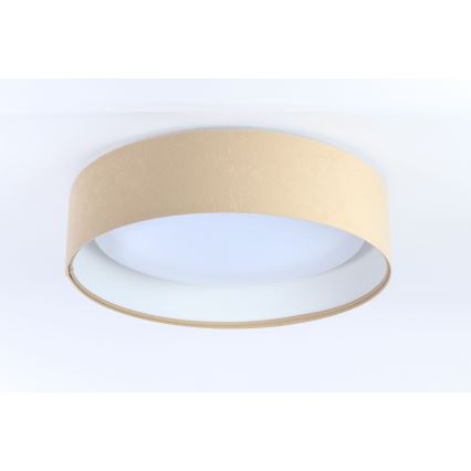 LED Dimbart taklampa SMART GALAXY LED/24W/230V Ø 45 cm 2700-6500K Wi-Fi Tuya beige/vit + fjärrkontroll