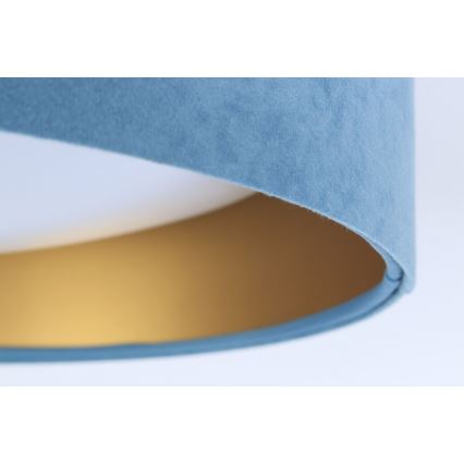 LED Dimbart taklampa SMART GALAXY LED/36W/230V Ø 55 cm 2700-6500K Wi-Fi Tuya blå/guld + fjärrkontroll