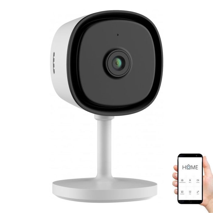 Smart inomhuskamera med Full HD 1080p-sensor 5V Wi-Fi vit