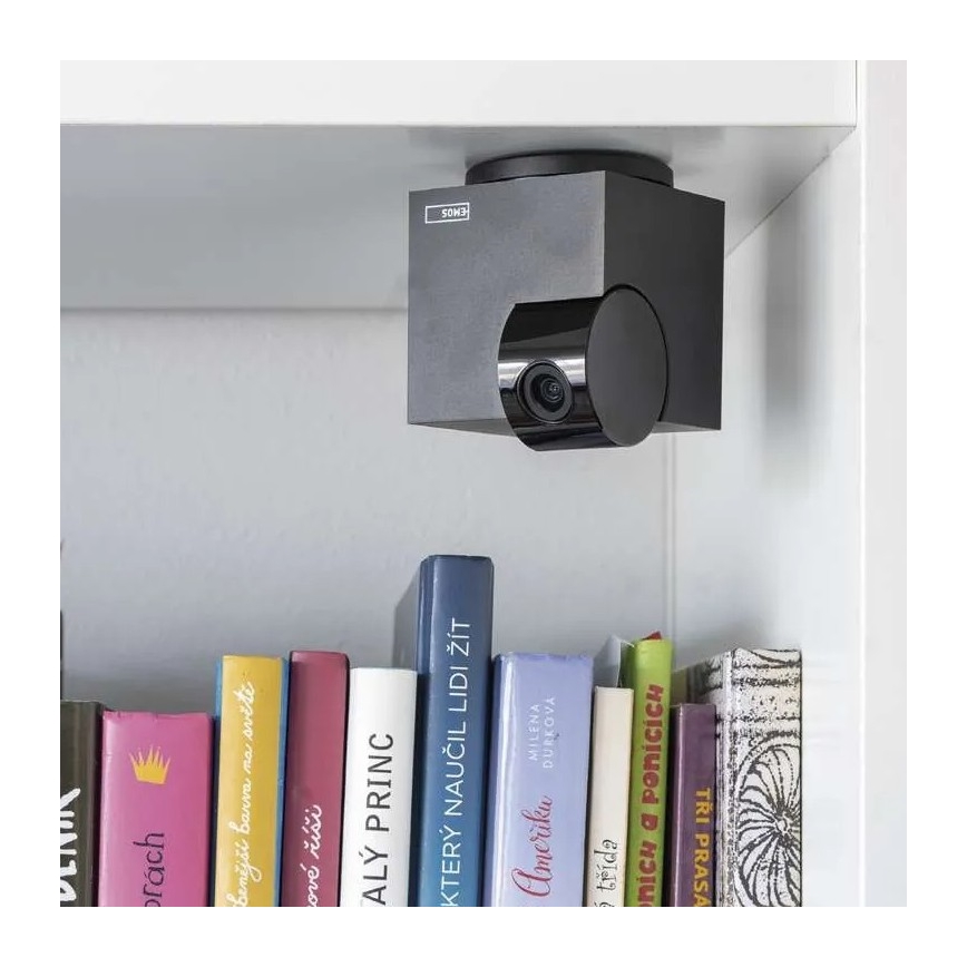 Smart inomhus roterande kamera med rörelsesensor GoSmart 5V Wi-Fi Tuya svart