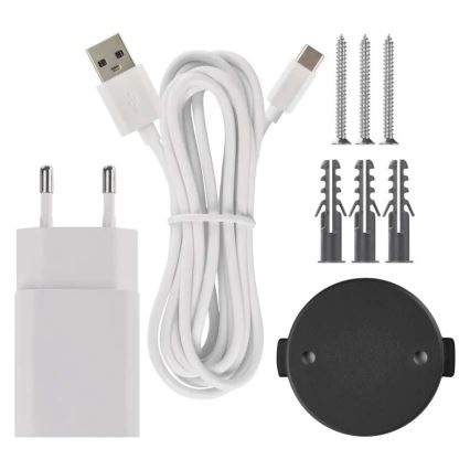 Smart inomhus roterande kamera med rörelsesensor GoSmart 5V Wi-Fi Tuya vit